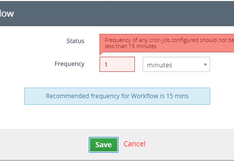 How to allow vtiger workflow more often