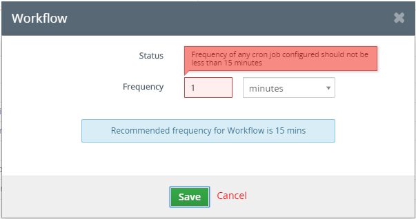 How to allow vtiger workflow more often