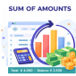 sum of amounts vtiger